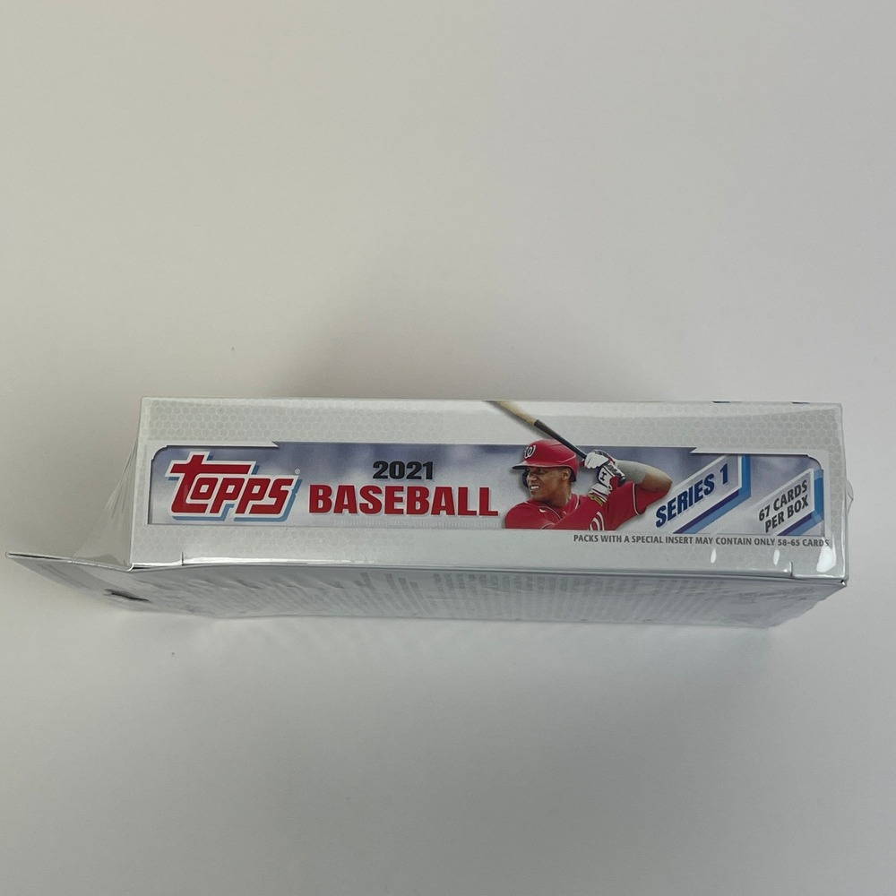 Topps 2021 Baseball Series 1 Hanger Box 67 Cards Yellow Parallels MLB NEW - Picture 2 of 3